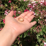 Hebrew Wedding Ring – 14k Gold Carved Out Ani L’dodi