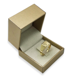 14k Gold Signet Menorah Ring