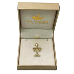 Menorah Pendant in 14k Gold