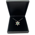 Star of David Necklace – Eilat Stone Artistic Silver