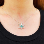 Star of David Necklace – Eilat Stone Artistic Silver