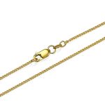 14k Yellow Gold Chain Spiga 1.1mm 16-24″