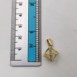 Star of David Pendant – 14k Gold Kabbalistic Merkavah
