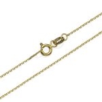 Anchor Link Gold Chain in 14k Yellow Gold 1.1mm 16-24″