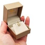 Solid 14K Gold Minimalist Star of David Pendant