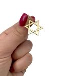 14K Gold Classic Star of David Pendant