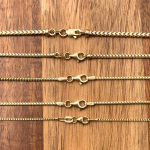 Franco Gold Chain in 14k Yellow Gold 1.5mm 16-28″