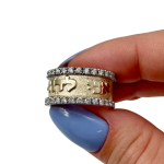 14k Gold Ani L’dodi 1.5 CT Diamond Hebrew Wedding Ring
