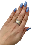 14k Gold Ani L’dodi 1.5 CT Diamond Hebrew Wedding Ring