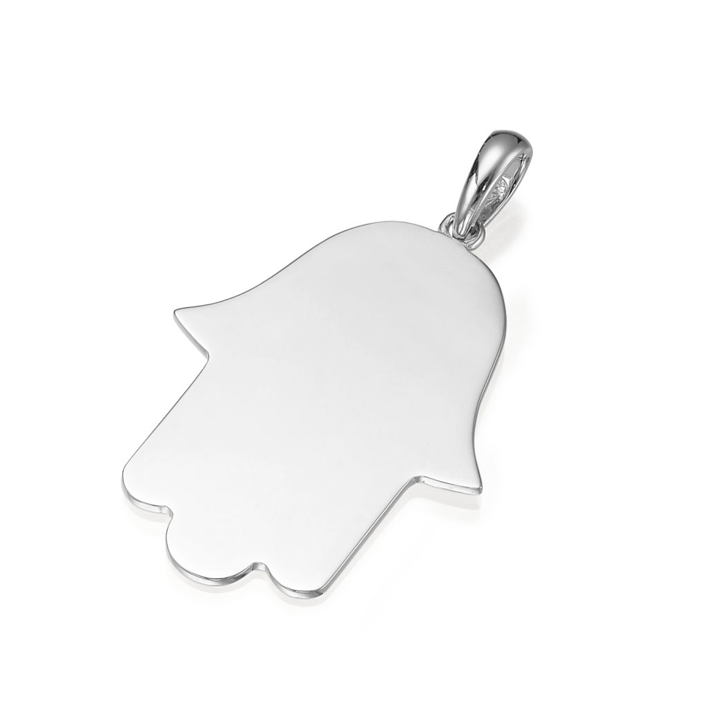 Large 14k Gold Hamsa Pendant