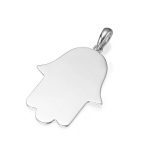 Large 14k Gold Hamsa Pendant