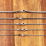 Franco Gold Chain in 14k White Gold 2mm 16-28″