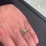 Priestly Blessing Silver and Gold Choshen Ring