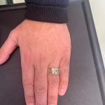 Priestly Blessing Silver and Gold Choshen Ring
