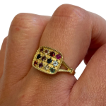 14K Gold Choshen Ring – Slender