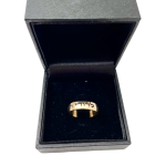Classic Hebrew Wedding Band 14k Yellow Gold
