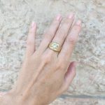 Star of David Signet Ring in 14k Gold
