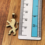 Lion of Judah 14k Gold Pendant – Small