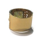 Roman Glass Ring – 14k Gold Square