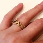 Choshen Filigree 12 Precious Stones 14k Gold Ring