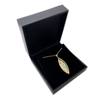 Messianic Seal of Jerusalem – 14k Gold and Roman Glass Pendant