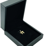 14K Gold Outlined Mini Chai Pendant