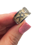 Star of David Messianic Seal of Jerusalem Ring – 14K Gold Two Tone Grafted-In Ring