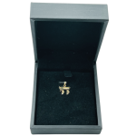 14K Gold Outlined Mini Chai Pendant