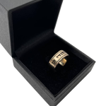 14K Yellow Gold Rounded Edges Shiny Ani Ledodi Inscribed Wedding Ring