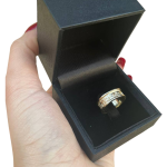 14k Yellow Gold Inscribed Jewish Wedding Ring