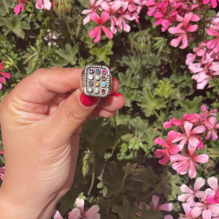Silver Hoshen Ring