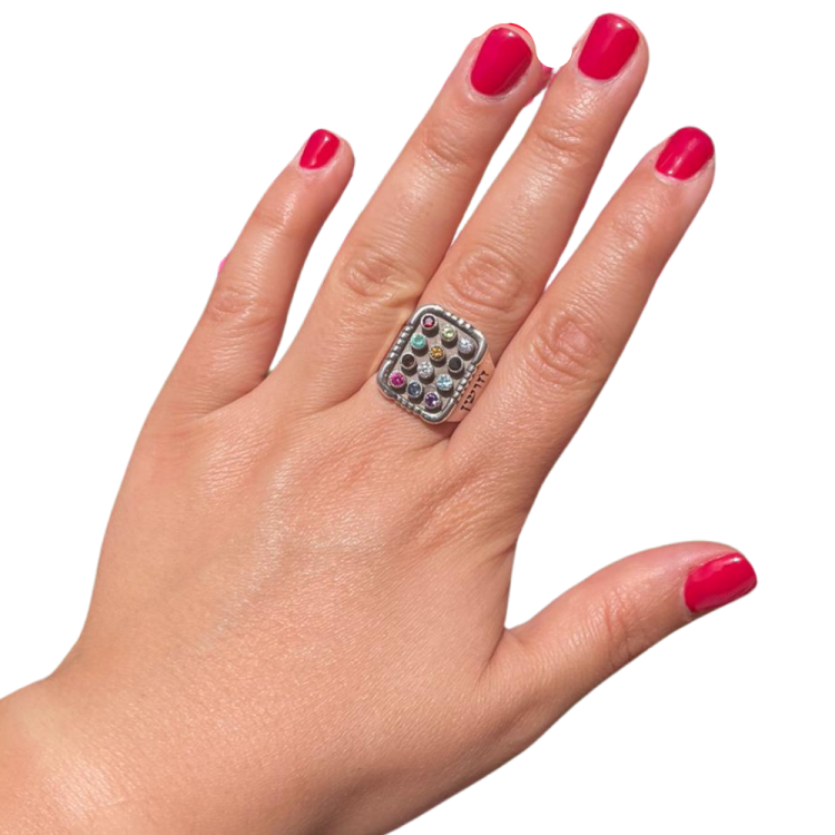 Silver Hoshen Ring