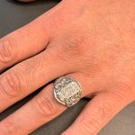 Ten Commandments Lion of Judah Silver Men’s Ring