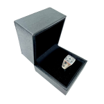 Sterling Silver Star of David Oxidized Ring