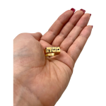 14k Gold Bridge Name Ring
