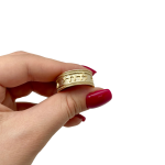 Timeless Hebrew 14k Gold Wedding Ring