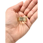 Timeless Hebrew 14k Gold Wedding Ring