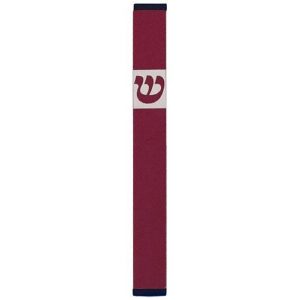 Traditional Rectangle Shin Mezuzah (Medium) - Baltinester Jewelry