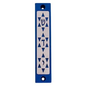 Three Stars Shaddai Mezuzah - Baltinester Jewelry