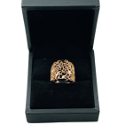 Vintage Style Filigree Ring in 14k Gold