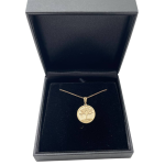 Tree of Life Round Pendant in 14K Gold