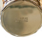 Sephardic Silver Hammered Kiddush Cup