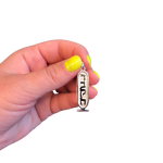 Kartush Hebrew Name Pendant in Silver and Gold