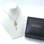14k Yellow Gold Key Success Kabbalah Pendant