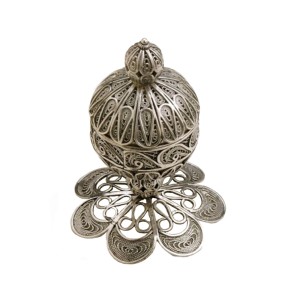 Short Sterling Silver Besamim for Havdala