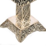 Kiddush Cup – Jerusalem Filigree Lapis Lazuli Silver