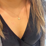 Abstract Star of David Pendant in 14K Gold