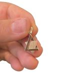 Abstract Star of David Pendant in 14K Gold