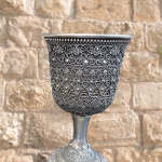 Sterling Silver Full Filigree Kiddush Cup