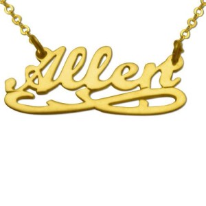 Gold Plated Eternity Name Necklace